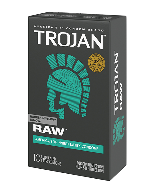 Order Trojan Raw Condoms - Pack of 10 online