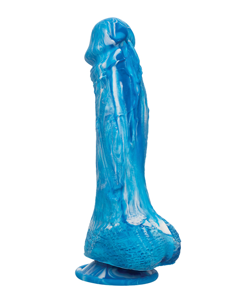 Order Twisted Love Twisted Silicone Dong - Blue online
