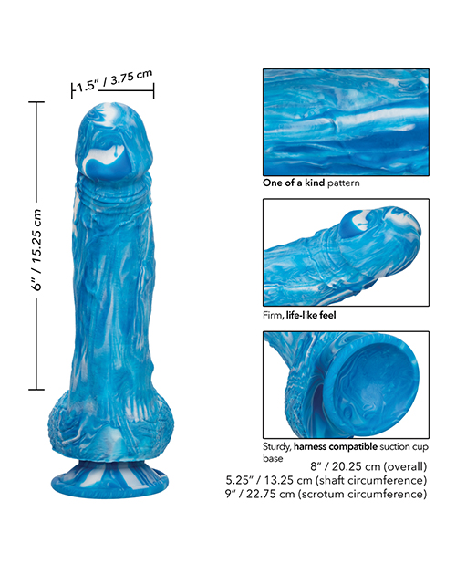 Buy Twisted Love Twisted Love Twisted Silicone Dong - Blue