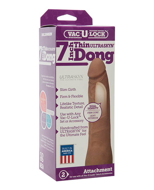Shop Vac-U-Lock 7" ULTRASKYN Dong - Brown online