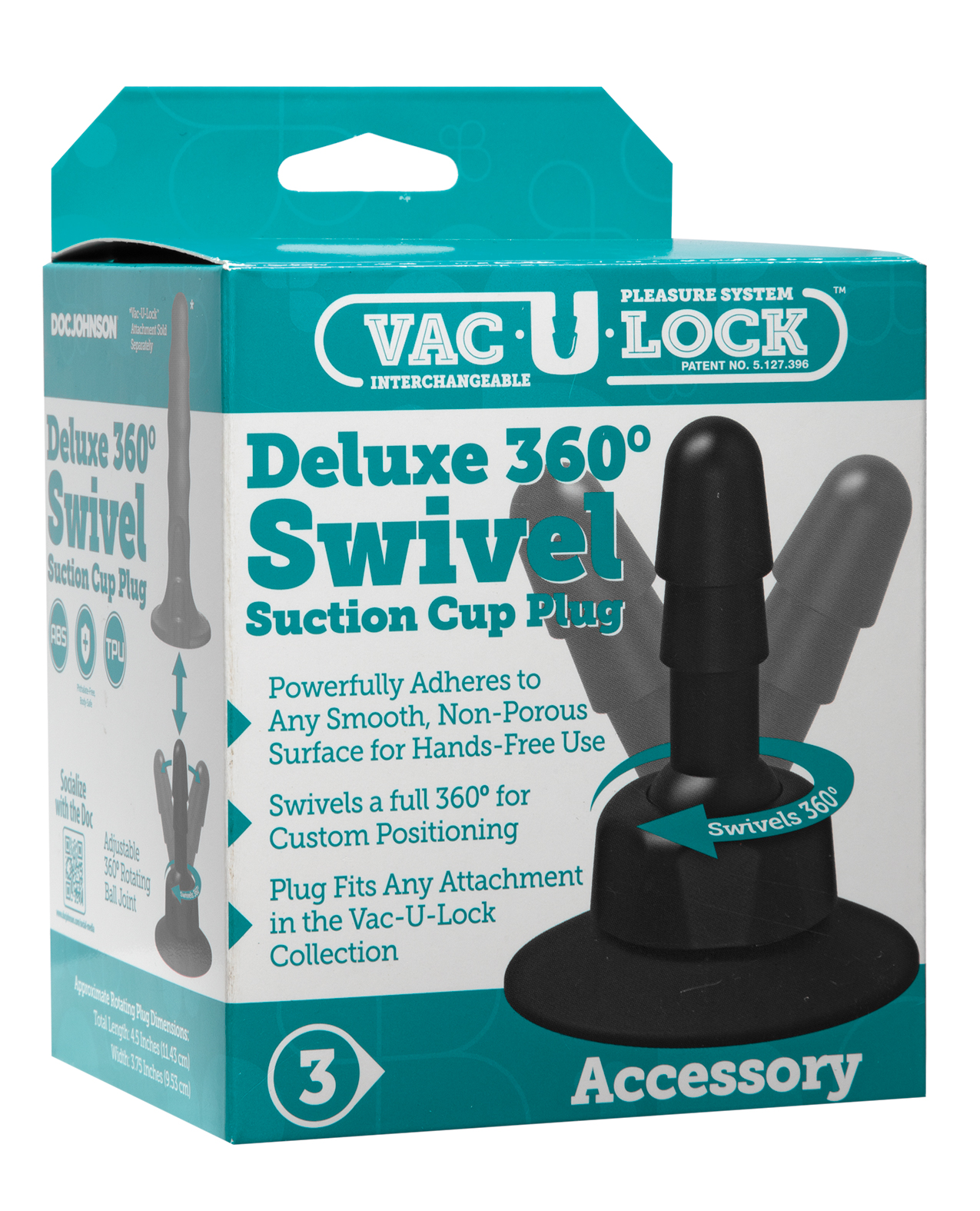 Shop Vac-U-Lock Deluxe 360 Swivel Suction Cup Plug online