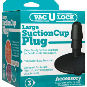 Shop Vac-U-Lock Large Suction Cup Plug - Black online