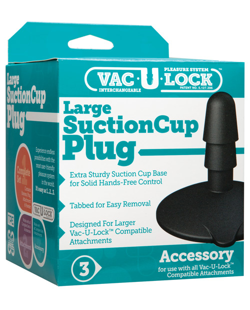 Shop Vac-U-Lock Large Suction Cup Plug - Black online