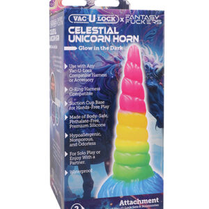 Shop Vac-U-Lock x Fantasy Fuckers Celestial Unicorn Horn - Multi-Colored online