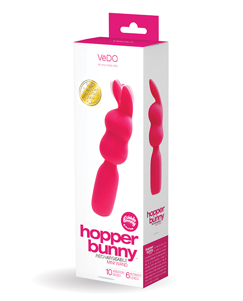 Shop VeDO Hopper Bunny Rechargeable Mini Wand - Pink online
