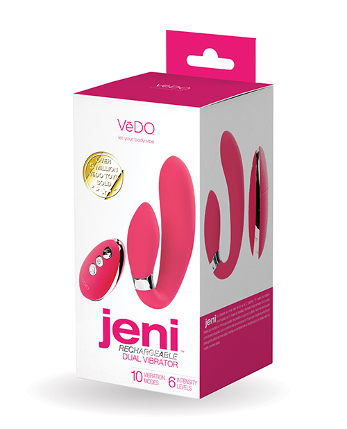 Order VeDO Jeni Dual Motor Vibe w/Remote - Pink
