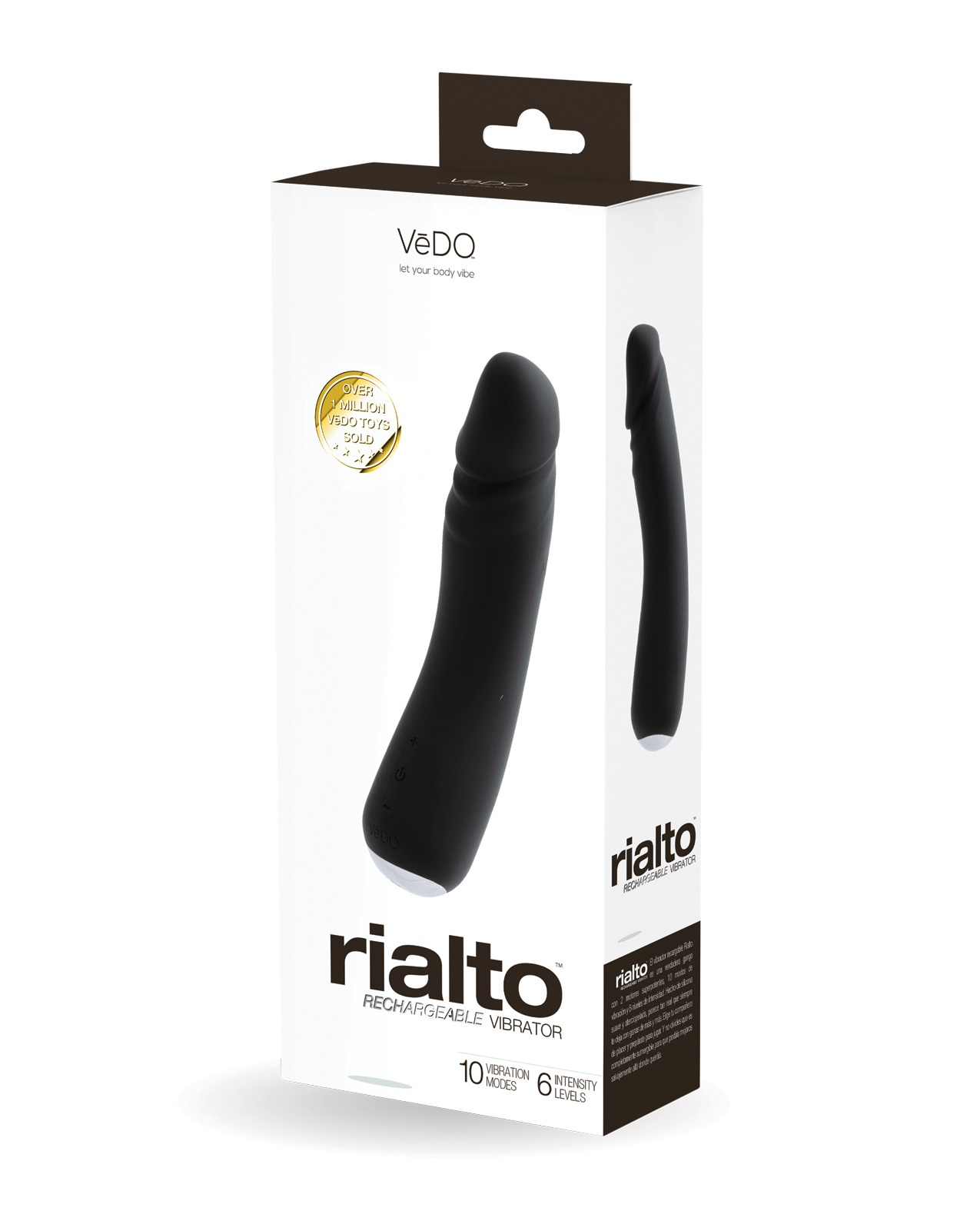 Shop VeDO Rialto Rechargeable Vibe - Black Pearl online