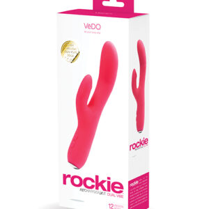 Shop VeDO Rockie Rechargeable Dual Vibe - Foxy Pink online