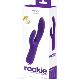 Shop VeDO Rockie Rechargeable Dual Vibe - Indigo online