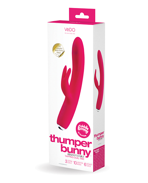 Shop VeDO Thumper Bunny Rechargeable Dual Vibe - Pretty in Pink online