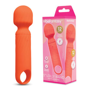 Shop Vibe Fantasy 5" Lolly Mini Wand - Orange online