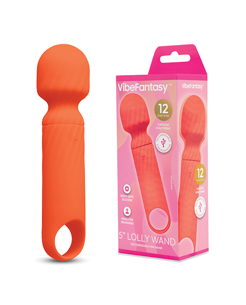 Shop Vibe Fantasy 5" Lolly Mini Wand - Orange online