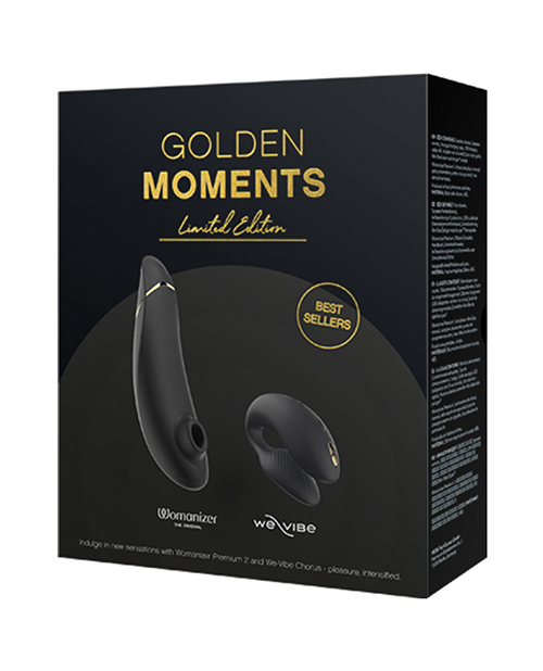 Shop we-vibe chorus / womanizer premium 2 golden moments collection 2023 - black/gold online