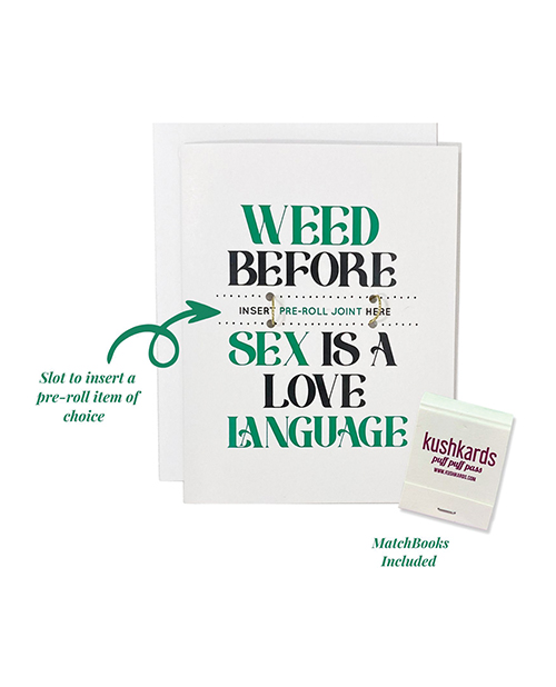 Order Weed Before Sex Greeting Card w/Matchbook online