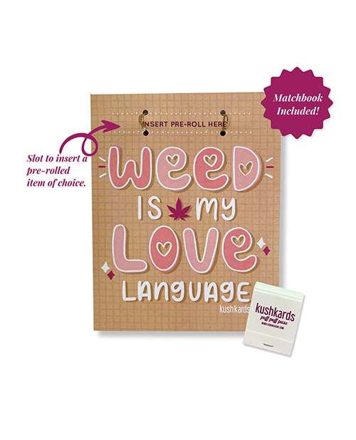 Order Weed Is My Love Language Greeting Card w/Matchbook online