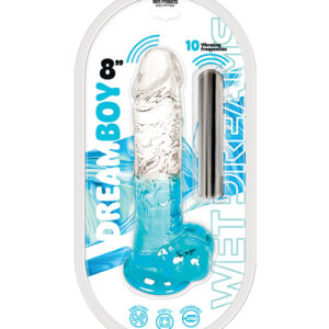 Shop Wet Dreams Dream Boy 8" Jelly Vibrator - Blue online