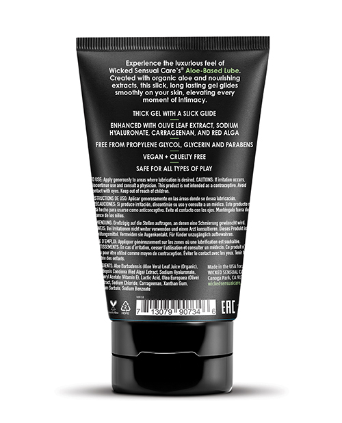Order Wicked Sensual Care Aloe Vera Based Intimate Lubricant - 4 oz online