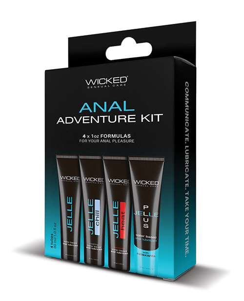 Order Wicked Sensual Care Anal Adventure Kit - 1 oz Bottles online