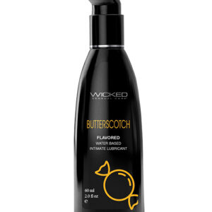 Shop Wicked Sensual Care Aqua Water Based Lubricant - 2 oz Butterscotch online