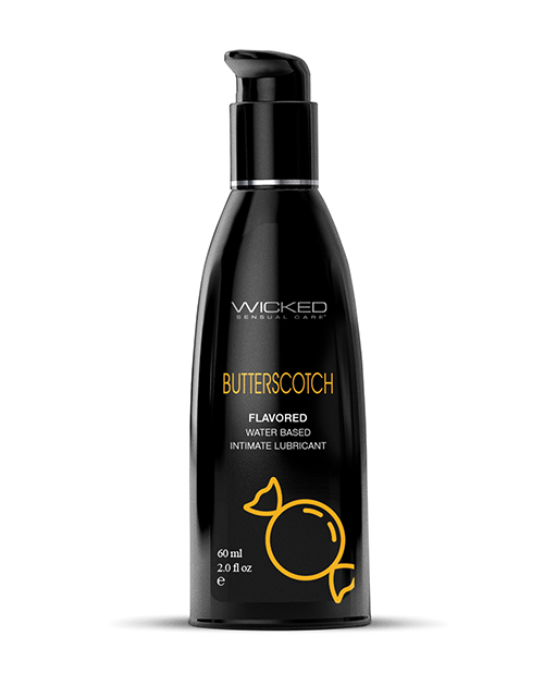 Shop Wicked Sensual Care Aqua Water Based Lubricant - 2 oz Butterscotch online
