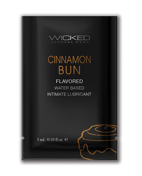 Shop Wicked Sensual Care Aqua Waterbased Lubricant - .1 oz Cinnamon Bun online