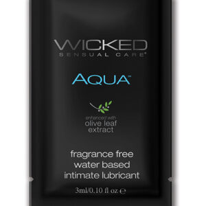 Shop Wicked Sensual Care Aqua Waterbased Lubricant - .1 oz Fragrance Free online