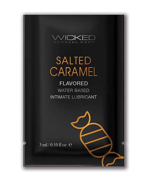 Shop Wicked Sensual Care Aqua Waterbased Lubricant - .1 oz Salted Caramel online