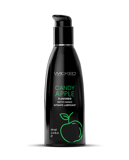 Shop Wicked Sensual Care Aqua Waterbased Lubricant - 2 oz Candy Apple online