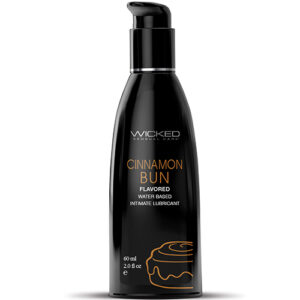 Shop Wicked Sensual Care Aqua Waterbased Lubricant - 2 oz Cinnamon Bun online