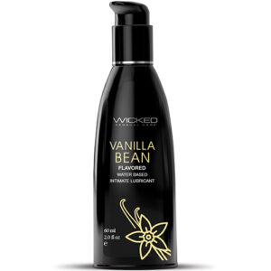 Shop Wicked Sensual Care Aqua Waterbased Lubricant - 2 oz Vanilla Bean online