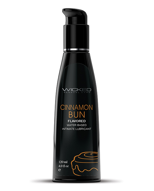 Shop Wicked Sensual Care Aqua Waterbased Lubricant - 4 oz Cinnamon Bun online