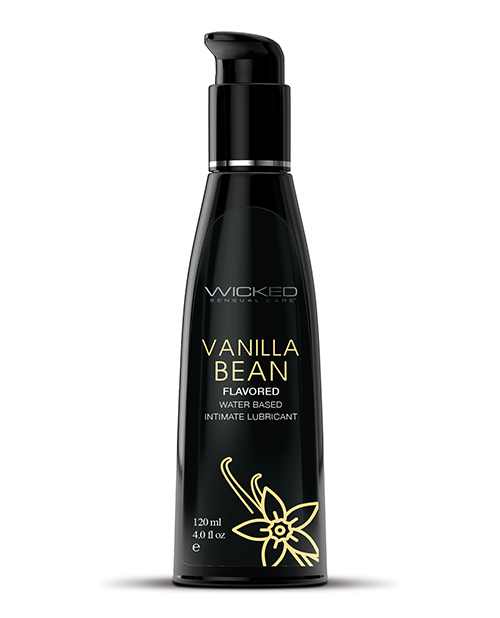 Shop Wicked Sensual Care Aqua Waterbased Lubricant - 4 oz Vanilla Bean online