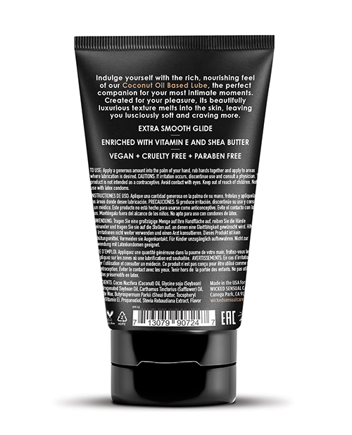 Order Wicked Sensual Care Coconut Oil Based Lube - 4 oz online