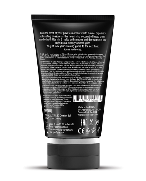 Order Wicked Sensual Care Creme Stroking and Massage Cream - 4 oz online