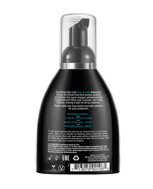 Order Wicked Sensual Care Foam N Fresh Anti-Bacterial Foaming Toy Cleaner - 8 oz online