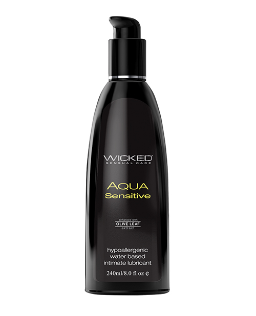 Shop Wicked Sensual Care Hypoallergenic Aqua Sensitive Water Based Lubricant - 8 oz Unscented online