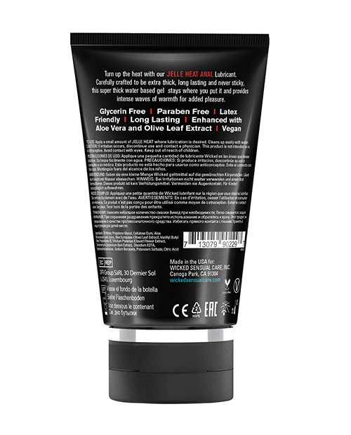 Order Wicked Sensual Care Jelle Warming Waterbased Anal Gel Lubricant - 4 oz online
