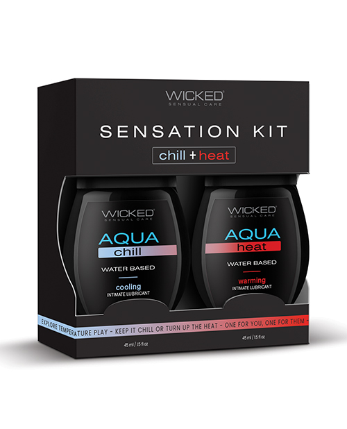 Shop Wicked Sensual Care Sensation Kit Cooling and Warming Water Based Lubricants - 1.5 oz Bottles online