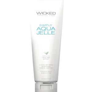 Shop Wicked Sensual Care Simply Aqua Jelle Waterbased Lubricant - 4 oz online