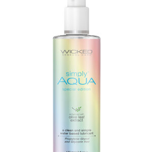 Shop Wicked Sensual Care Simply Aqua Special Edition Water Based Lubricant - 4 oz online