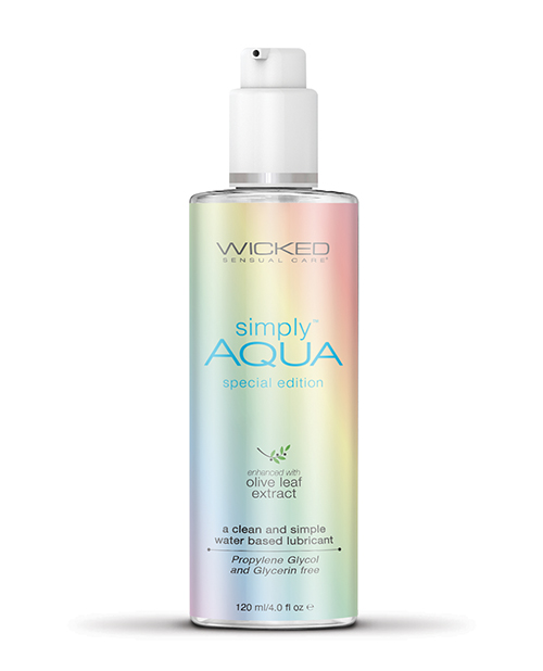 Shop Wicked Sensual Care Simply Aqua Special Edition Water Based Lubricant - 4 oz online