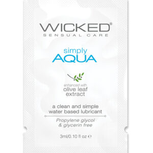 Shop Wicked Sensual Care Simply Aqua Water Based Lubricant - .1 oz online