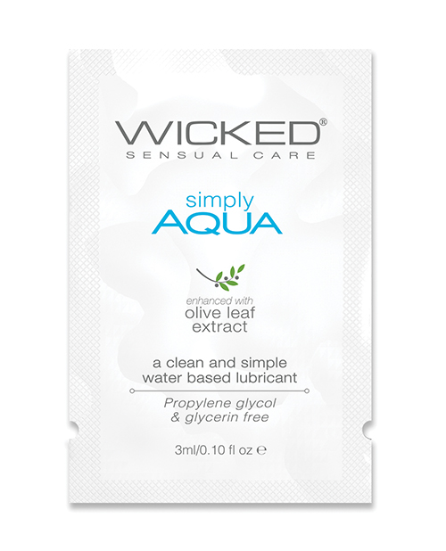 Shop Wicked Sensual Care Simply Aqua Water Based Lubricant - .1 oz online