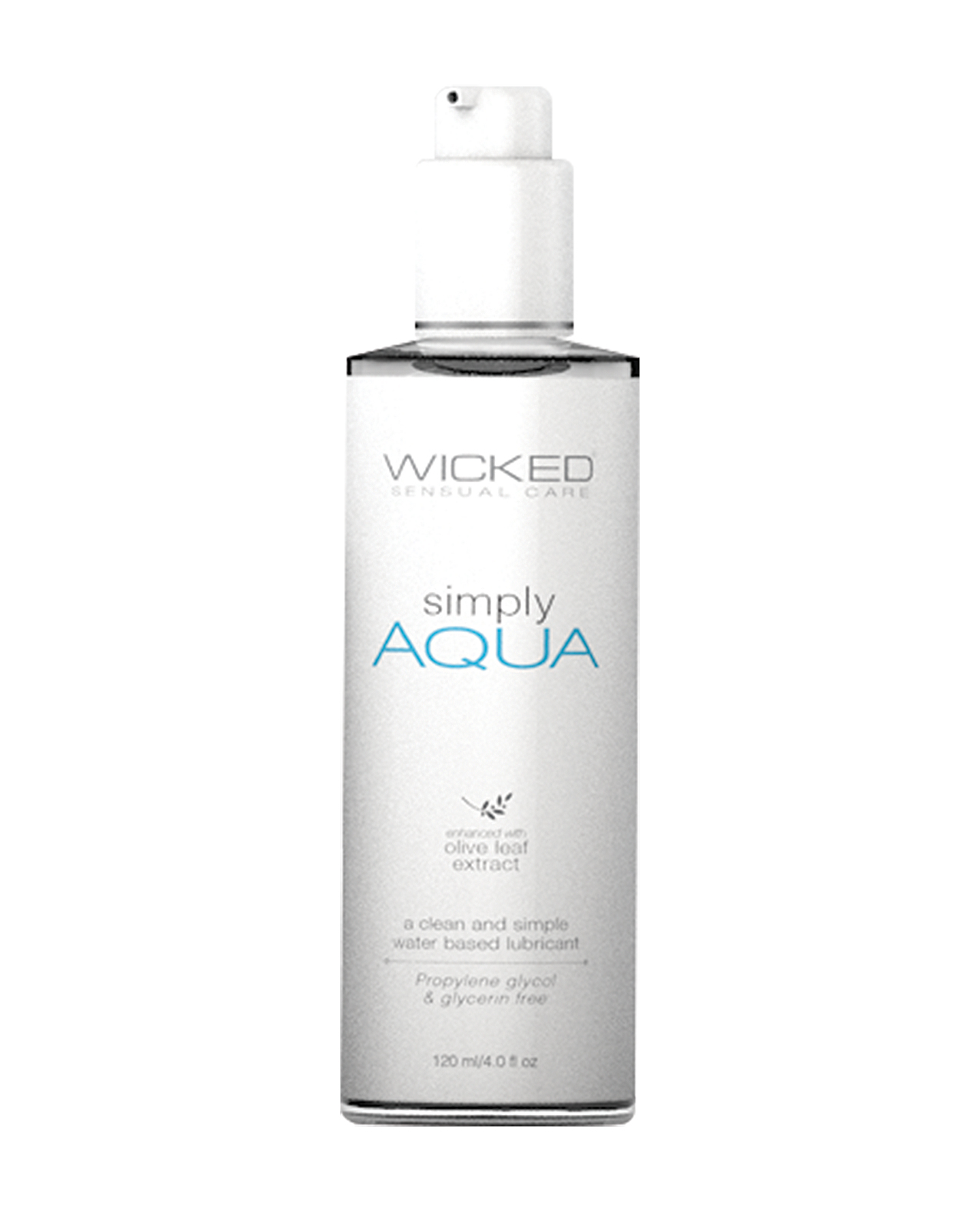 Shop Wicked Sensual Care Simply Aqua Waterbased Lubricant - 4 oz online