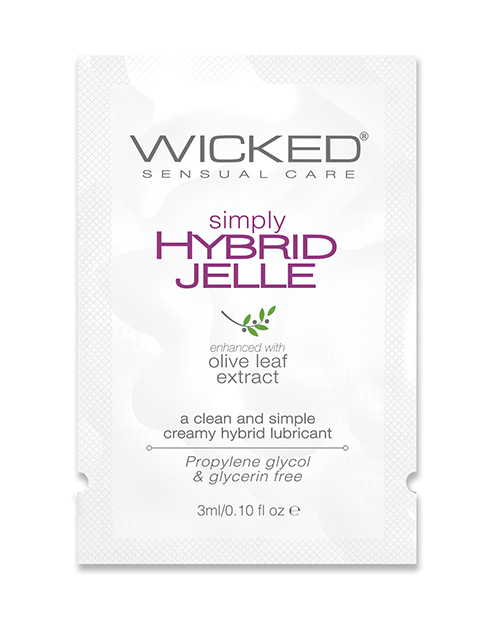 Shop Wicked Sensual Care Simply Hybrid Jelle Lubricant - .1 oz online