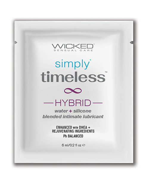 Shop Wicked Sensual Care Simply Timeless Hybrid Water & Silicone Lubricant - .2 oz online