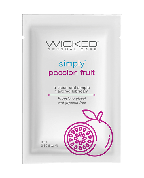 Shop Wicked Sensual Care Simply Water Based Lubricant - .1 oz Passion Fruit online