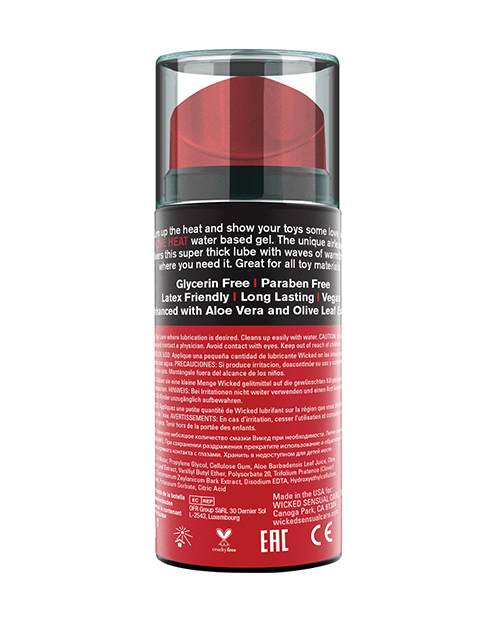 Order Wicked Sensual Care Toy Love Heat Water Based Warming Lubricant - 3.3 oz online