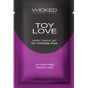 Shop Wicked Sensual Care Toy Love Water Based Lubricant - .1 oz Fragrance Free online