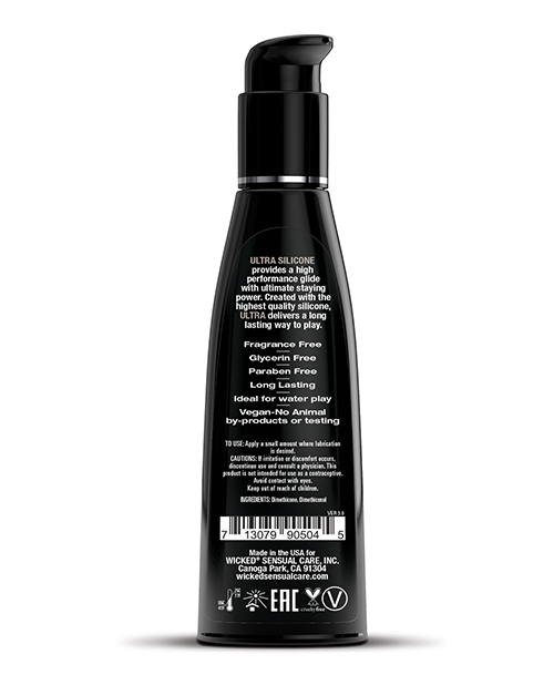 Order Wicked Sensual Care Ultra Silicone Based Lubricant - 4 oz Fragrance Free online